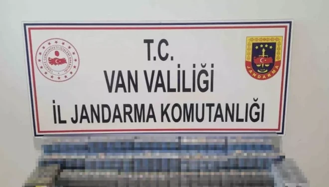 Van’da bin 314 paket kaçak sigara ele geçirildi