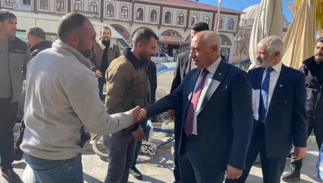 MHP Van İl Başkanı Güngöralp, Gürpınar esnaflarını ziyaret etti