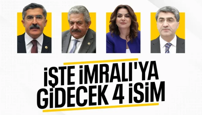 Komisyondan İmralı'ya gidecek isimler belli oldu mu?