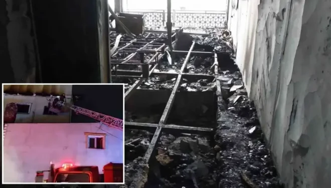 Van’da otel restoranındaki yangının boyutu gün ağarınca ortaya çıktı