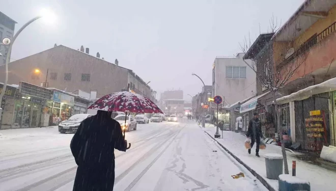 Başkale’de kar yağışı etkili oldu