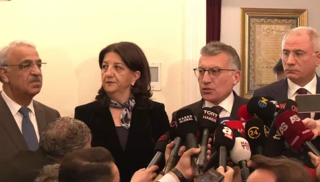 DEM Parti İmralı Heyeti ile AK Parti görüşmesi ardından ortak açıklama