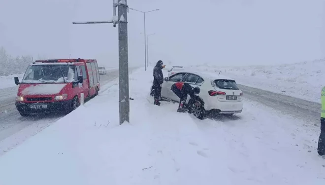 Erciş’te trafik kaza: 1 yaralı