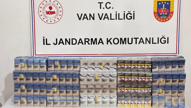 Van’da sentetik hap ve kaçak sigara ele geçirildi