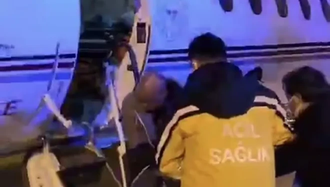 11 aylık bebek uçak ambulansla Van’dan İstanbul’a sevk edildi
