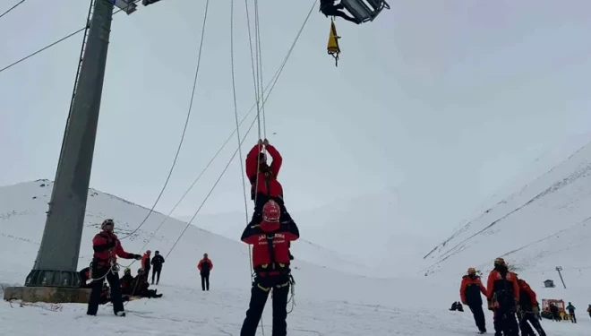 Van’da nefes kesen çığ tatbikatı gerçeği aratmadı
