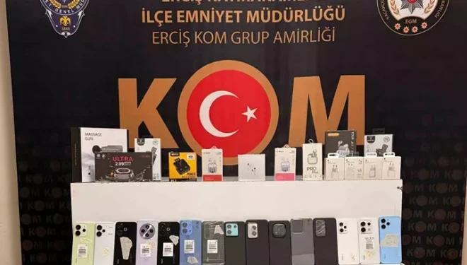 Erciş’te kaçakçılık operasyonu
