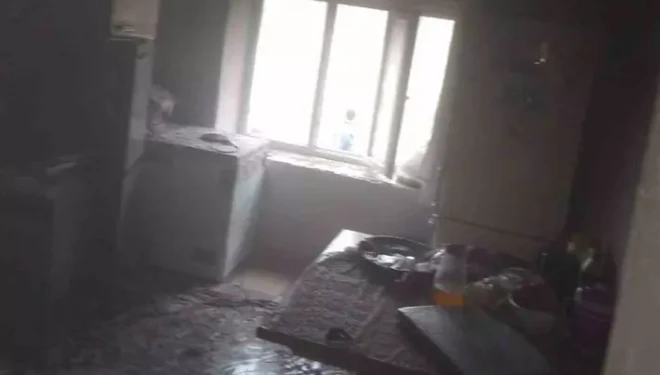 Van’da ev yangını