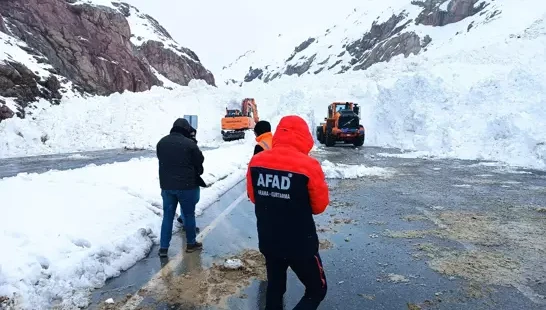 Çığ nedeniyle ulaşıma kapanan Van-Hakkari kara yolu açıldı