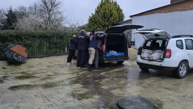 306 kilogram at eti ele geçirildi