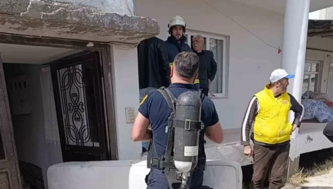 Van’da ev yangını