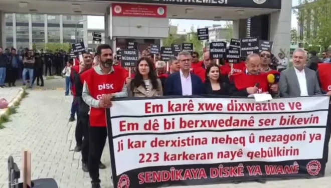 Van’da işten çıkarılan işçilerin eylemi 289’uncu gününde devam etti
