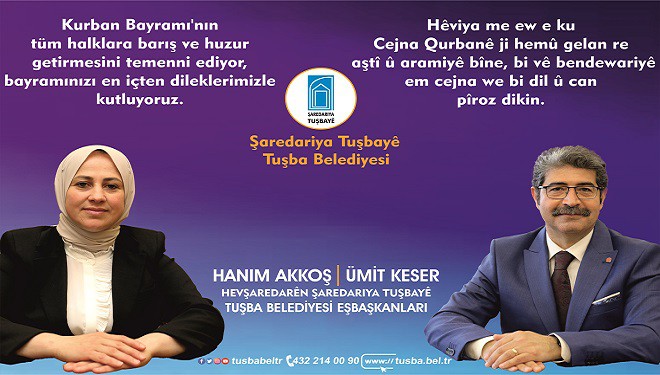 Tuşba Belediyesi’nden Kurban Bayramı mesajı