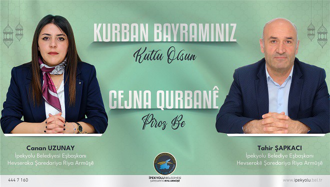 İpekyolu Belediyesi’nden Kurban Bayramı mesajı