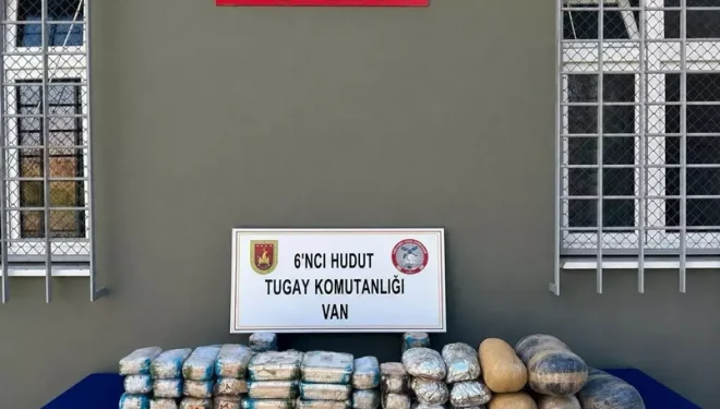 Van’da sınır hattında 44 kilo uyuşturucu ele geçirildi