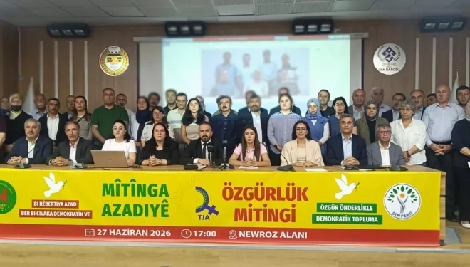 Van'da Özgürlük Mitingi ve Koma Amed konseri düzenlenecek