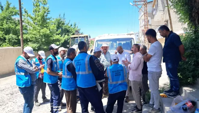 Eşbaşkan Yardımcısı Ergün, çalışmaları yerinde inceledi