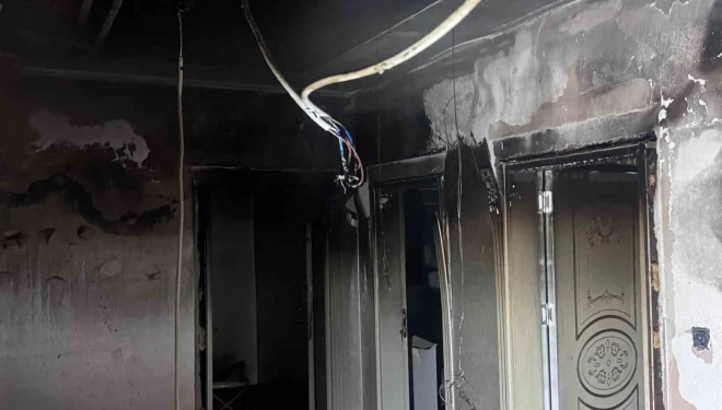 Van’da ev yangını