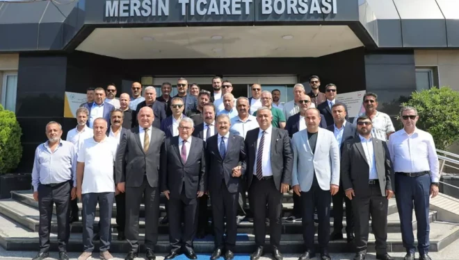 Van TSO heyeti Mersin'de iş birliği ve yatırım temaslarında bulundu