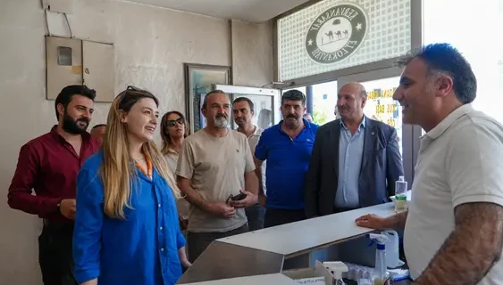 Van TSO Başkan Adayı İrem Bayram ve ekibinden Gürpınar'a ziyaret
