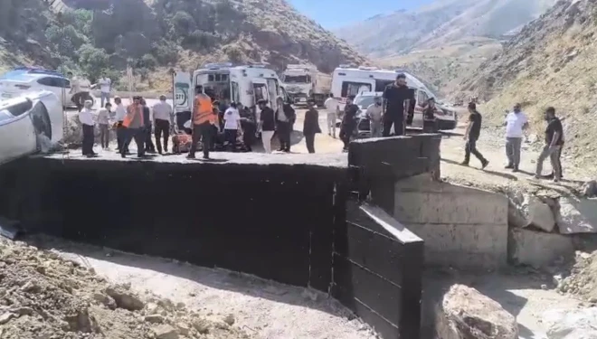 Hakkari’den Van’a giden otomobil kaza yaptı: 3 yaralı