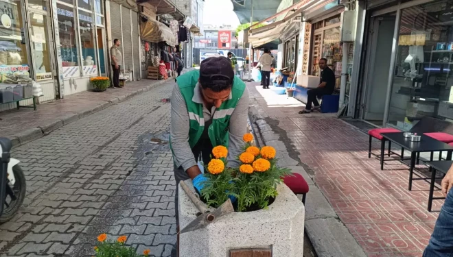 İpekyolu’nda sokaklar çiçek açıyor