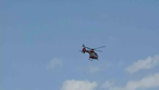 Hakkari’de entübe bebek helikopter ambulansla Van’a sevk edildi