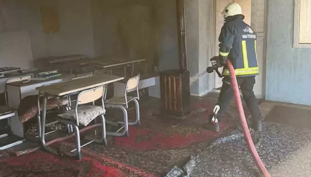 Van’da Kur’an kursunda yangın