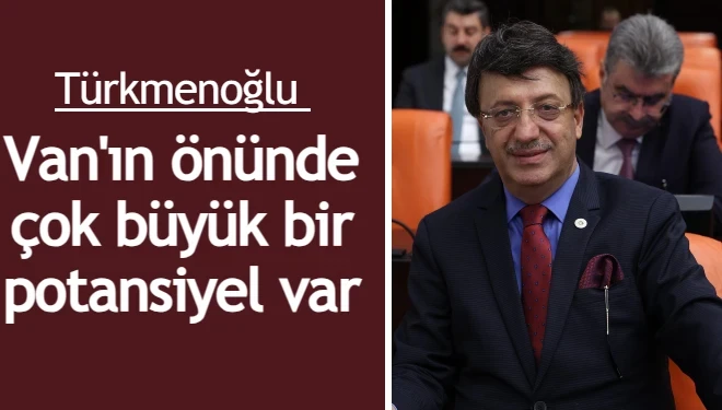 Türkmenoğlu: Van'ın önünde çok büyük bir potansiyel var