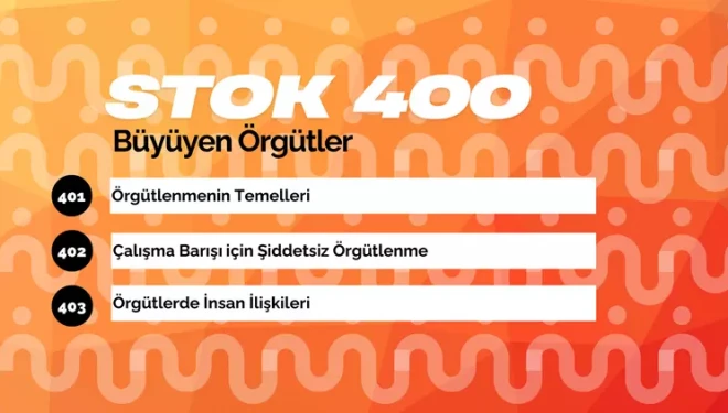 "STOK 400 Büyüyen Örgütler" eğitim programına başvurular başladı!
