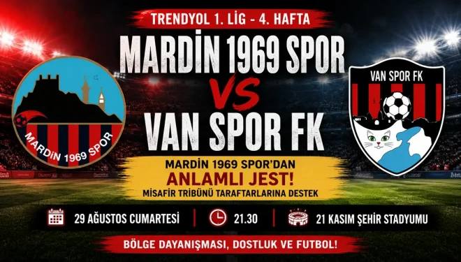 Mardin 1969 Spor'dan Vanspor taraftarına anlamlı bilet jesti