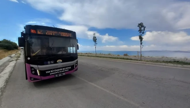 Van sahil yolunda toplu taşıma talebi