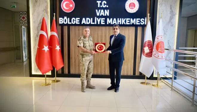 Tuğgeneral Mücahit Avkıran’dan Başsavcı Hikmet Salman’a ziyaret