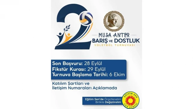 Van’da Musa Anter Barış ve Dostluk Voleybol Turnuvası başlıyor