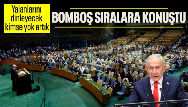 BM Genel Kurulu'na hitap eden Netanyahu protesto edildi