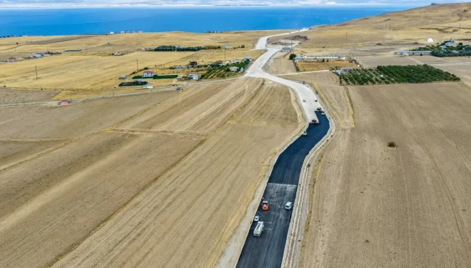 Van Gölü sahil yolu projesinde sona doğru