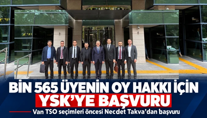 Başkan Takva, bin 565 üyenin oy hakkı için YSK'ye başvurdu