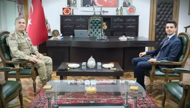 Tuğgeneral Avkıran’dan Kaymakam Salih Kartal’a Hayırlı Olsun Ziyareti