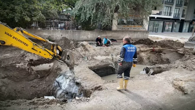 2 bin 500 metrelik içme suyu hattı yenilendi