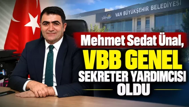Mehmet Sedat Ünal, VBB Genel Sekreter Yardımcısı oldu