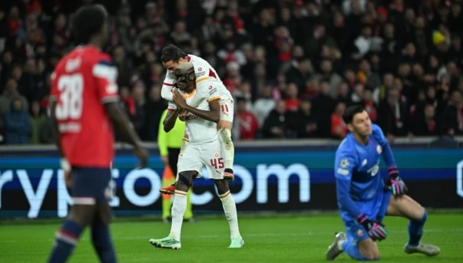 Galatasaray, Lille deplasmanında rahat kazandı