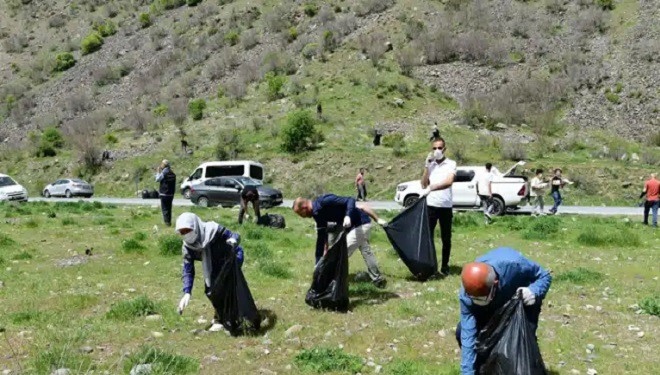 Çatak’ta temizlik seferberliği