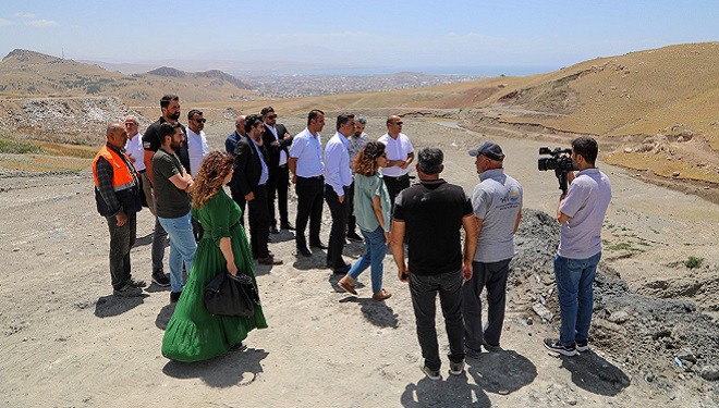 Eşbaşkan Zeydan 'Atıksu Arıtma ve Entegre Katı Atık Bertaraf' tesislerini inceledi