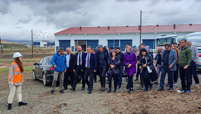 VBB Eşbaşkanları Şedal ve Zeydan'dan Özalp ile Saray'a ziyaret
