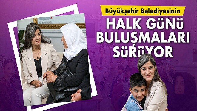 Van Büyükşehir Belediyesinin Halk günü buluşmaları sürüyor