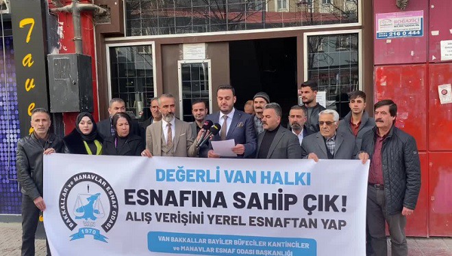 Van Bakkallar Odasından ''bayram alışverişinizi yerel esnaftan yapın'' çağrısı