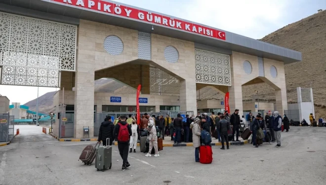 Mayıs ayında Van'a Kapıköy'den giriş yapan kişi sayısı belli oldu