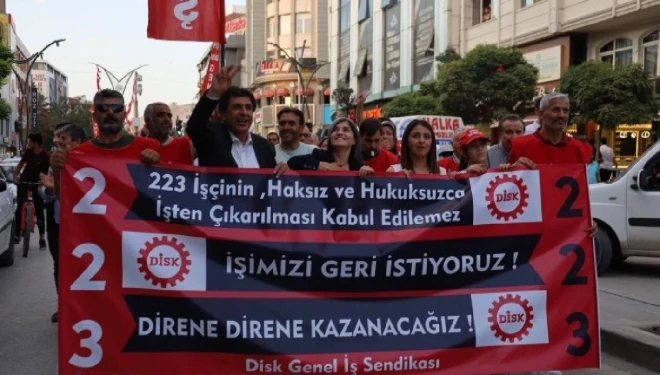 VBB'den işten çıkarılan işçilerin eylemi devam ediyor