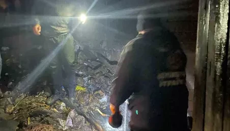 Çaldıran’da odunluk yangını