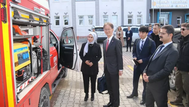 Japon heyetten Edremit Belediyesi’ne ziyaret 